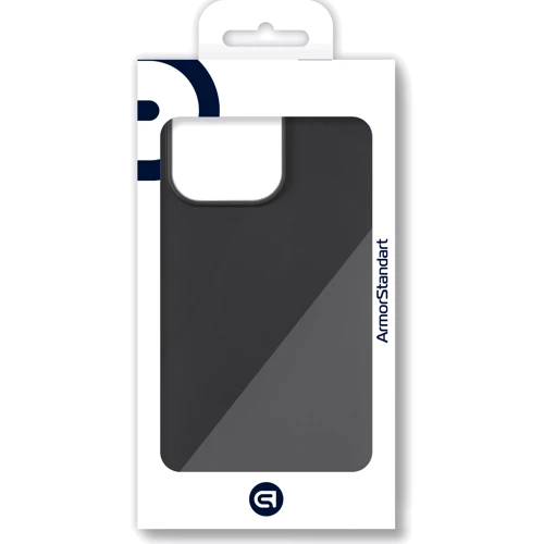 Чехол для iPhone ArmorStandart Matte Slim Fit Black for iPhone 14 Pro (ARM65614): Материалы Силикон
