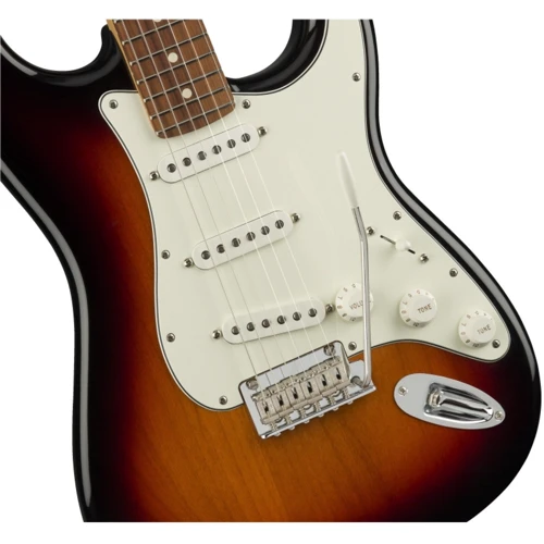 Электрогитара Fender Player Stratocaster PF 3TS: Тип крепления грифа Болтовой