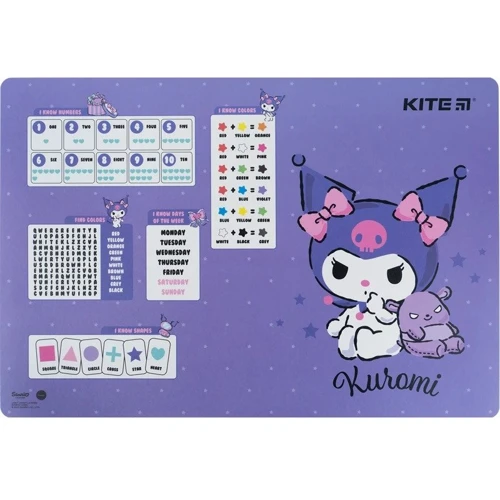 Подкладка настольная Kite Kuromi 42.5x29 см (HK23-207-2)
