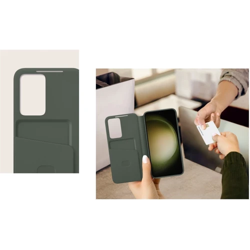 Чехол для телефонов Samsung Smart Clear View Cover Cream (EF-ZS911CUEGRU) for Samsung S911 Galaxy S23 фото 7