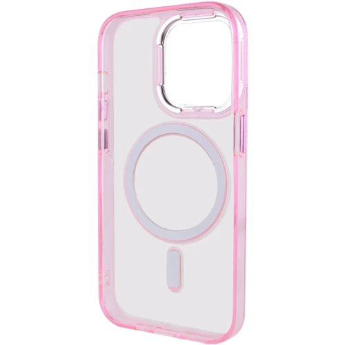 Чехол для iPhone Epik TPU Iris with MagSafe Pink for iPhone 14: Материалы Силикон