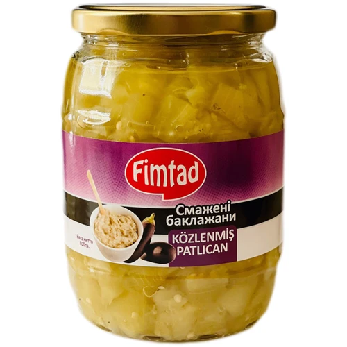 Баклажани консервовані Fimtad смажені 600 г (8681957372529)