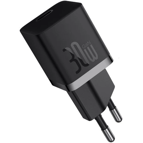 Зарядное устройство Baseus USB-C Wall Charger GaN5 1C 30W Black (CCGN070401)