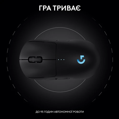 Мышь Logitech PRO 2 Lightspeed Black (910-007295) фото 8