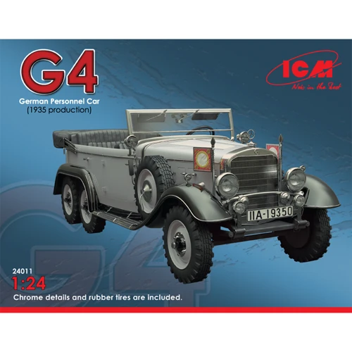 Автомобиль немецкого руководства II MB Typ G4 (1935 production), WWII German personnel car (ICM24011)