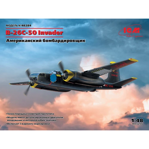 Американский бомбардировщик ICM B-26С-50 Invader (война в Корее)