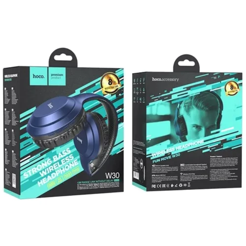 Наушники Hoco W30 Blue: Диапазон частот (Гц) 20-20000