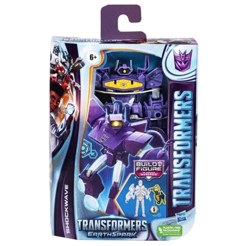 Трансформер Hasbro EarthSpark Deluxe Shockwave серии Новая искра (F6231_F6736): Персонажи Shockwave (Шоквейв)