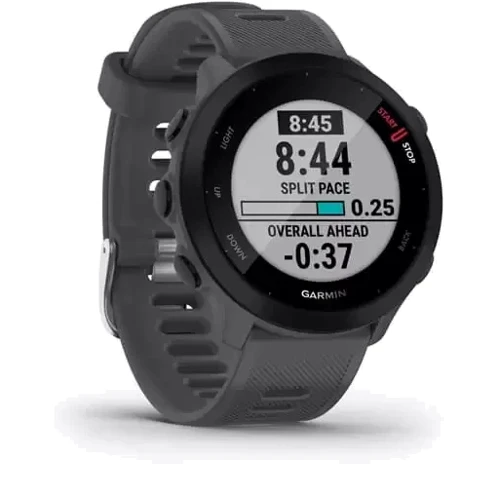 Смарт-часы Garmin Forerunner 55 Monterra Grey (010-02562-13): Дисплей 1.04″ (26.3 мм)