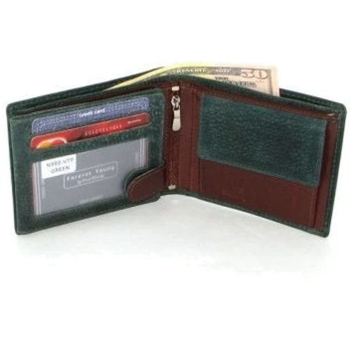 Чоловіче портмоне Forever young зелене (N992-VTP GREEN): Формат гаманця вертикальний