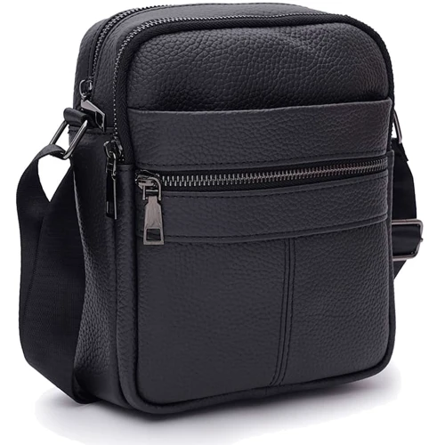 Mужская сумка через плечо Keizer черная (K16625bl-black)