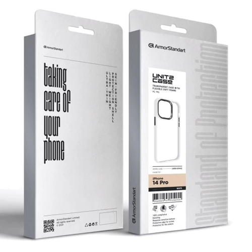 Чехол для iPhone ArmorStandart UNIT2 Case White for iPhone 14 Pro (ARM69945): Тип аксессуара чехол