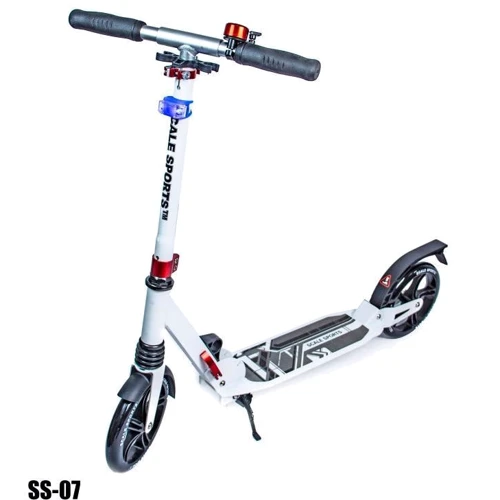 Самокат двухколесный Scale Sports SS-07. White. Led-фонарик!: Максимальная допустимая нагрузка, кг 100 кг