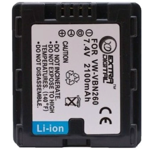 Аккумулятор ExtraDigital Panasonic VW-VBN260: Тип аккумулятор