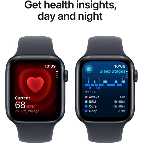 Apple Watch SE 2 2024 40mm GPS + Cellular Midnight Aluminium Case with Midnight Sport Band - M/L (MXGD3)