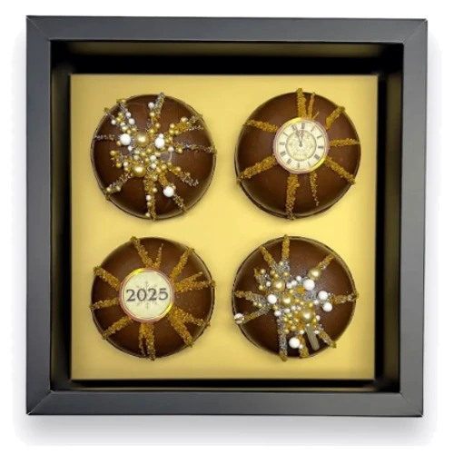 Шокобомбы с маршмеллоу Laviva Chocolate 4 шт. в коробке 160 г (UA-0777): Вес, г 160