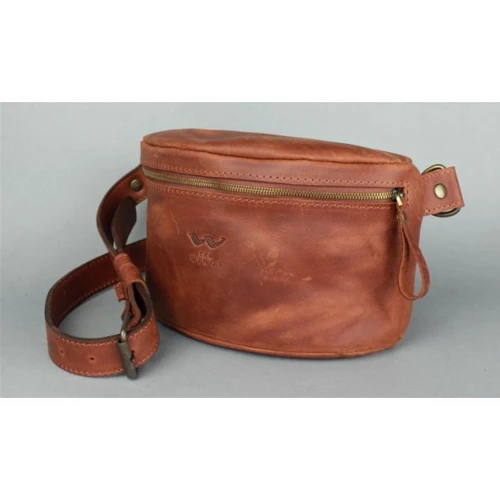 Шкіряна поясна сумка The Wings коричнева (TW-BeltBag-kon-crz): Країна виробник Україна