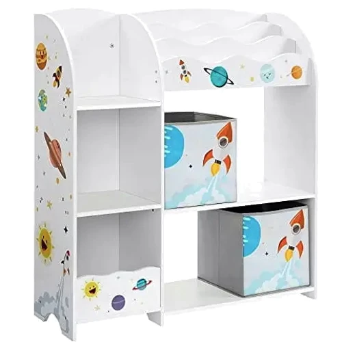 Стелаж-органайзер Hop-Sport Leobert Dreamer + 2 ящики кубика (5903332078448)