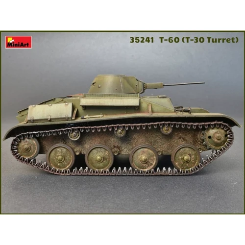 Сборная модель MiniArt Советский легкий танк Т-60 (башня Т-30) с интерьером (MA35241) фото 10