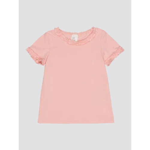 Футболка H&M 6994899 86 см светло-розовая