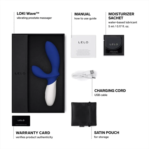 Массажер простаты LELO Loki Wave Federal Blue