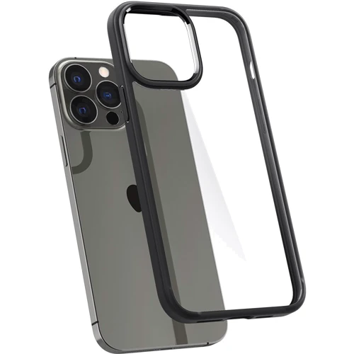 Чехол для iPhone Spigen Crystal Hybrid Matte Black (ACS03300) for iPhone 13 Pro: Тип чехла накладка на заднюю часть