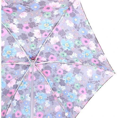 Парасолька жіночий механічний Fulton різнокольоровий (FULL501-Colour-burst-flor): Фасон Складаний (5 складань)