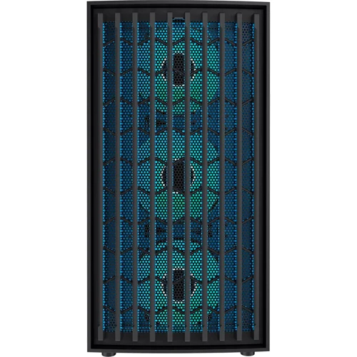 Корпус Modecom Breeze ARGB Flow Black (AT-BREEZE-MG-ARGB-10-000000-0002): Матеріал передній панелі сталь / пластик