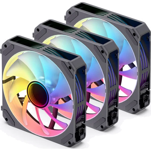 Кулер Jonsbo ZG-120B 3-Pack Black: Кількість вентиляторів, шт 3