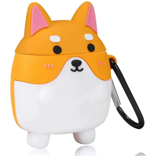 Чехол для наушников TPU Case Dogs Corgi Orange for Apple AirPods: Материал Термопластичный полиуретан
