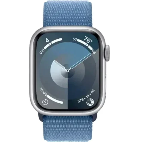 Apple Watch Series 9 GPS 45mm Silver Aluminum Case w. Winter Blue S. Loop (MR9F3) Approved Витринный образец: Производитель Apple