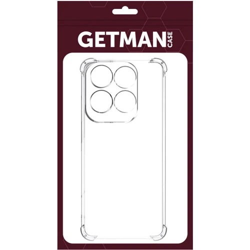 Чехол для телефонов TPU Case GETMAN Ease logo Full Camera Transparent for Infinix Note 40 Pro 4G: Тип накладка на заднюю часть