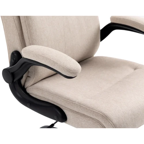 Офисное кресло GT Racer B-3021 Fabric Beige: Оснащение Подлокотники, С колесиками, С крестовиной