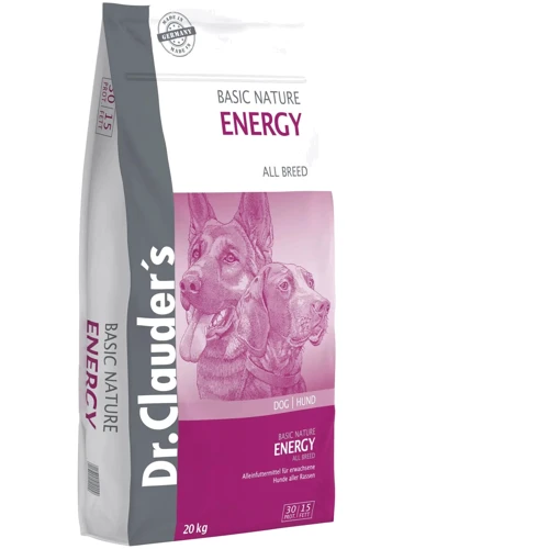 Сухой корм Dr.Clauder's Basic Nature Energy для собак в период повышенных физических нагрузок, соревнований, выставок 20 кг (34122000)