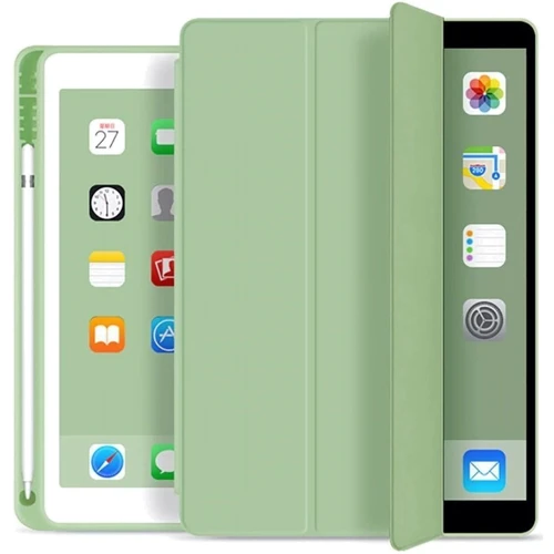 Аксесуар для iPad BeCover Direct Charge Pen з Pencil Mount Green для iPad Air 2020/iPad Air 2022 (708777): Матеріал искусственная кожа