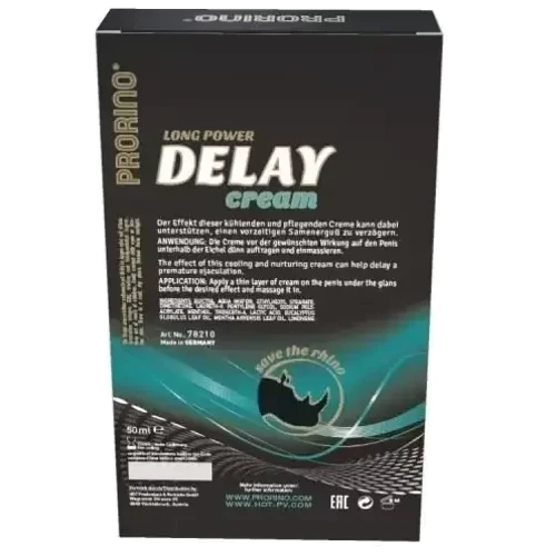 Крем прологантор для мужчин Prorino Delay Cream, 50 ml