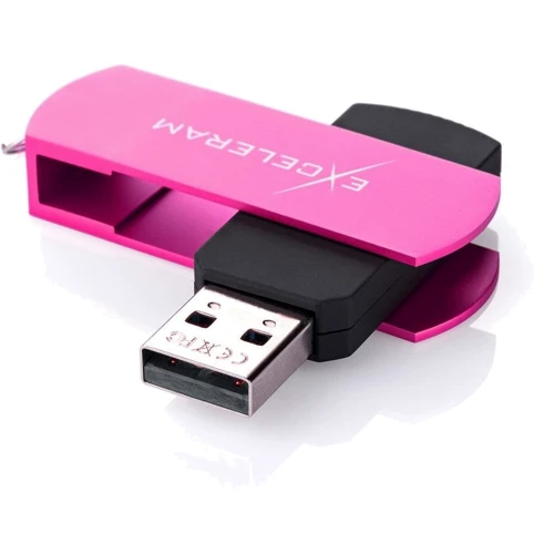 USB-флешка eXceleram 64GB P2 Series USB 2.0 Rose/Black (EXP2U2ROB64): Стандарт USB USB 2.0