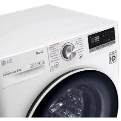 Стиральная машина LG F4WV709S1BE: Загрузка белья (стирка), кг 9