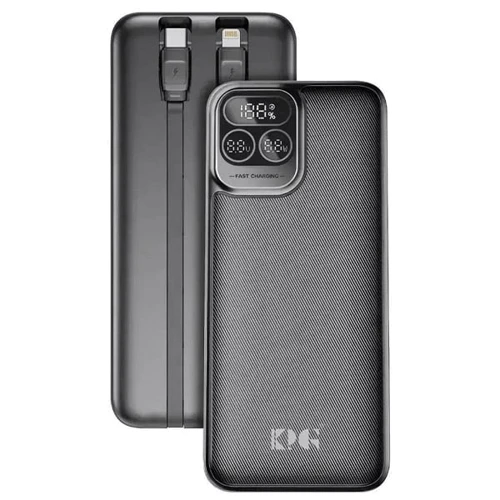 Внешний аккумулятор King Power Bank 50000mAh QC3.0 LED 2 in 1 22.5W Black (KPG-501): Емкость батареи, мАч 50000