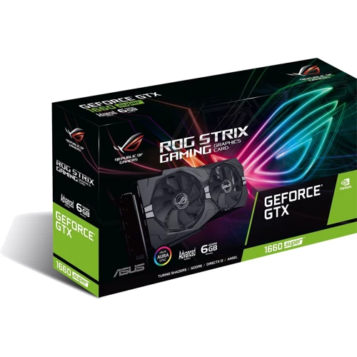 Відеокарта ASUS GeForce GTX1660 SUPER 6144Mb ROG STRIX ADVANCED GAMING (ROG-STRIX-GTX1660S-A6G-GAMING): Форм-фактор Стандартна