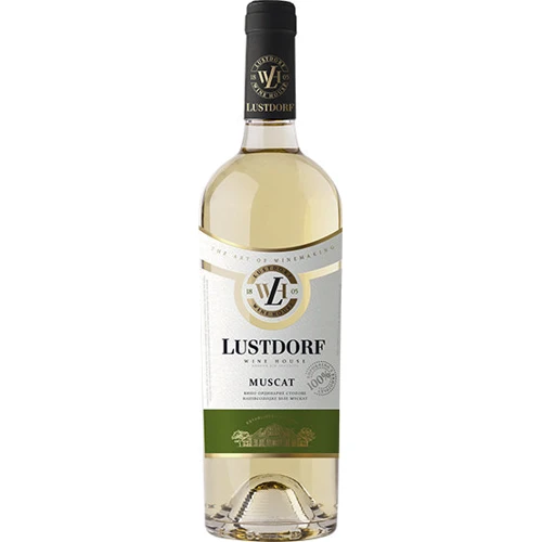 Вино Lustdorf Мускат біле напівсолодке 0.75л 9-13% (PLK4820189290063)
