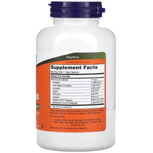 NOW Foods Plant Enzymes 240 veg caps: Тип Пробиотики