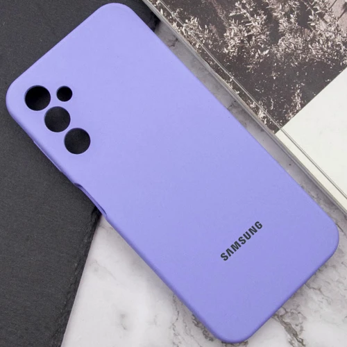 Чохол для телефона Lakshmi Premium Silicone Case з Logo Full Camera Dasheen для Samsung A155 Galaxy A15 4G / A156 Galaxy A15 5G: Колір сиреневый