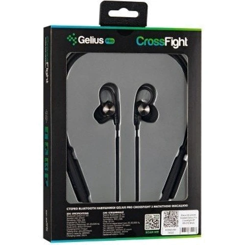 Наушники Gelius Pro Crossfight GP BE-010 Black: Тип крепления крепление на ушах