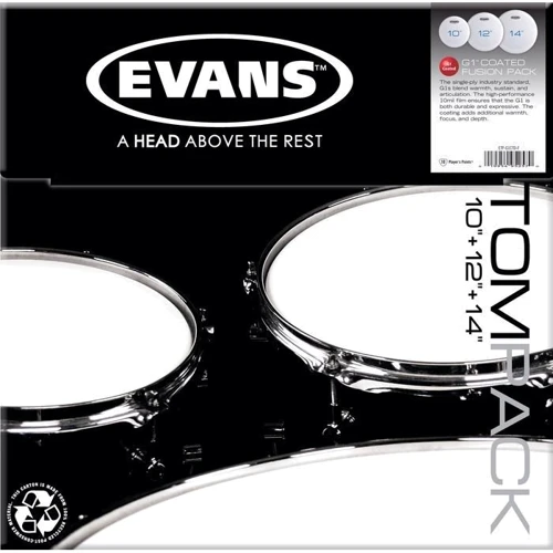 Набір пластиків EVANS ETPG1CTD-F G1 COATED FUSION: Тип Робочий