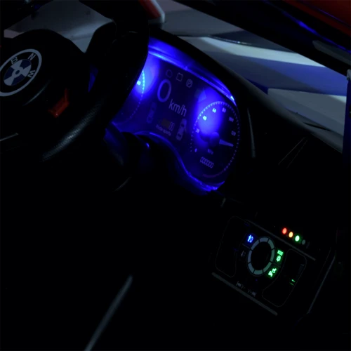 Детский электромобиль Bambi Racer Внедорожник белый с красным (M 5850EBLR-1)