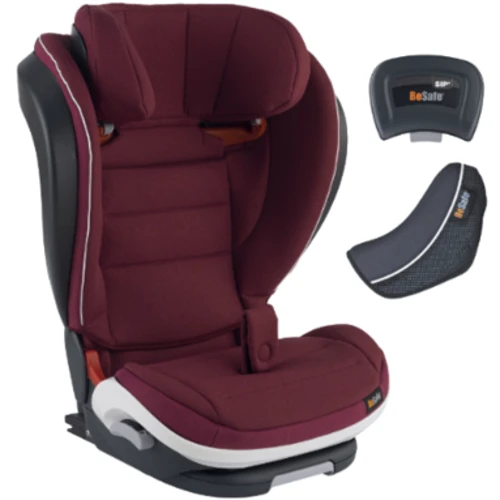 Автокресло BeSafe iZi Flex FIX i-Size Burgundy Melange, бордовый (10010200-BurgundyM)