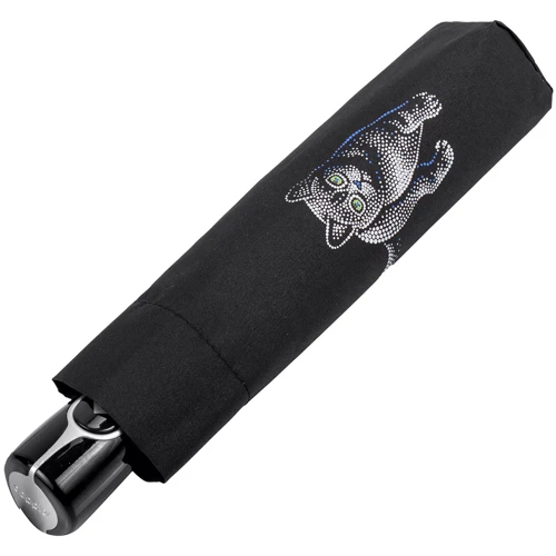 Зонт женский автомат Doppler черный (DOP7441465C01-black): Тип ручки Прямая