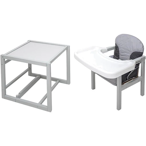 Стульчик-трансформер Babyroom Пони-250 серый / графит (680980)