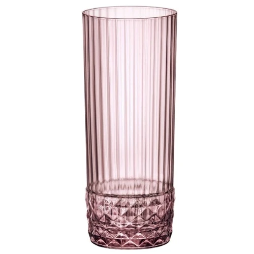 Стакан высокий Bormioli Rocco America'20s Lilac Rose 400 мл (122159BAU021990/1)